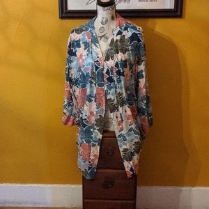 Floral Silk Kimono